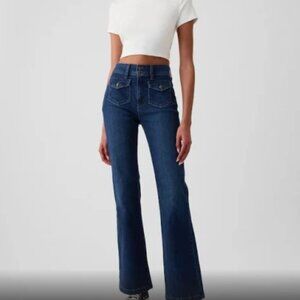 Gap High Rise 70’s flare jeans
